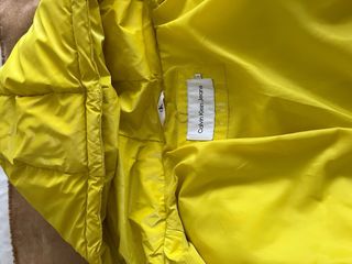 Chaqueta Calvin Klein Amarilla Talla S  oversize