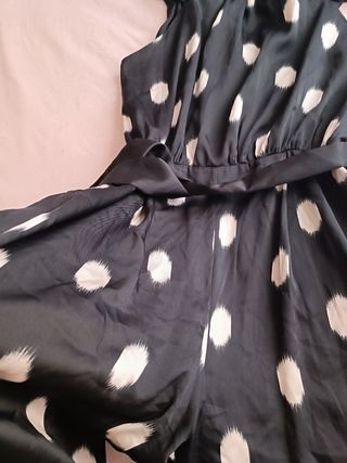 Mono satinado lunares