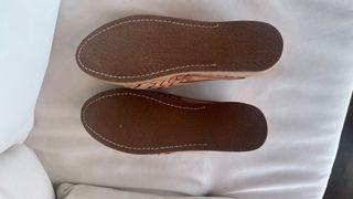Guarache -zapato de piel trenzado