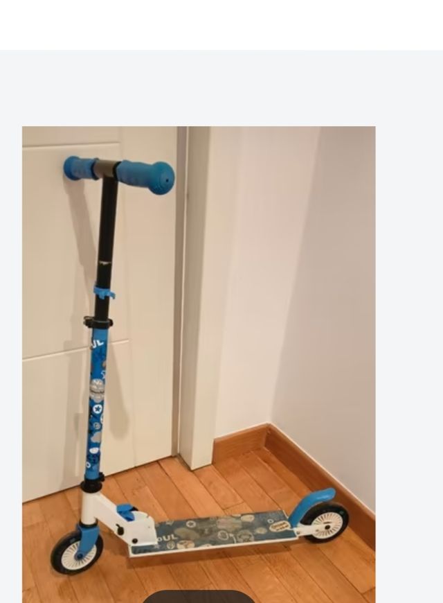 Patinete infantil plegable azul Delta Sport Regula