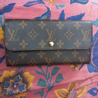 Cartera Louis Vuitton Marrón y Dorada