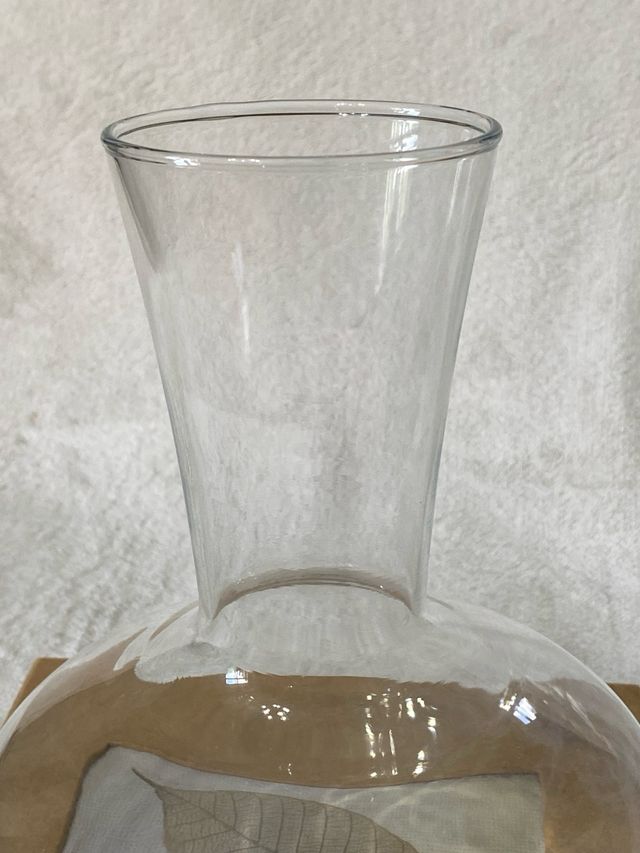 Decantador de vino de cristal