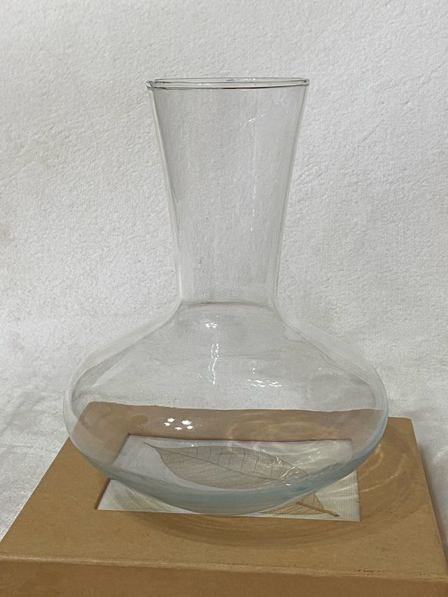 Decantador de vino de cristal