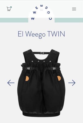 Mochila gemelar Weego Twin