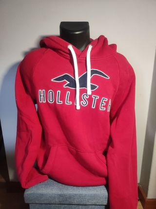 Sudadera Hollister Roja Talla M