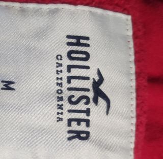 Sudadera Hollister Roja Talla M