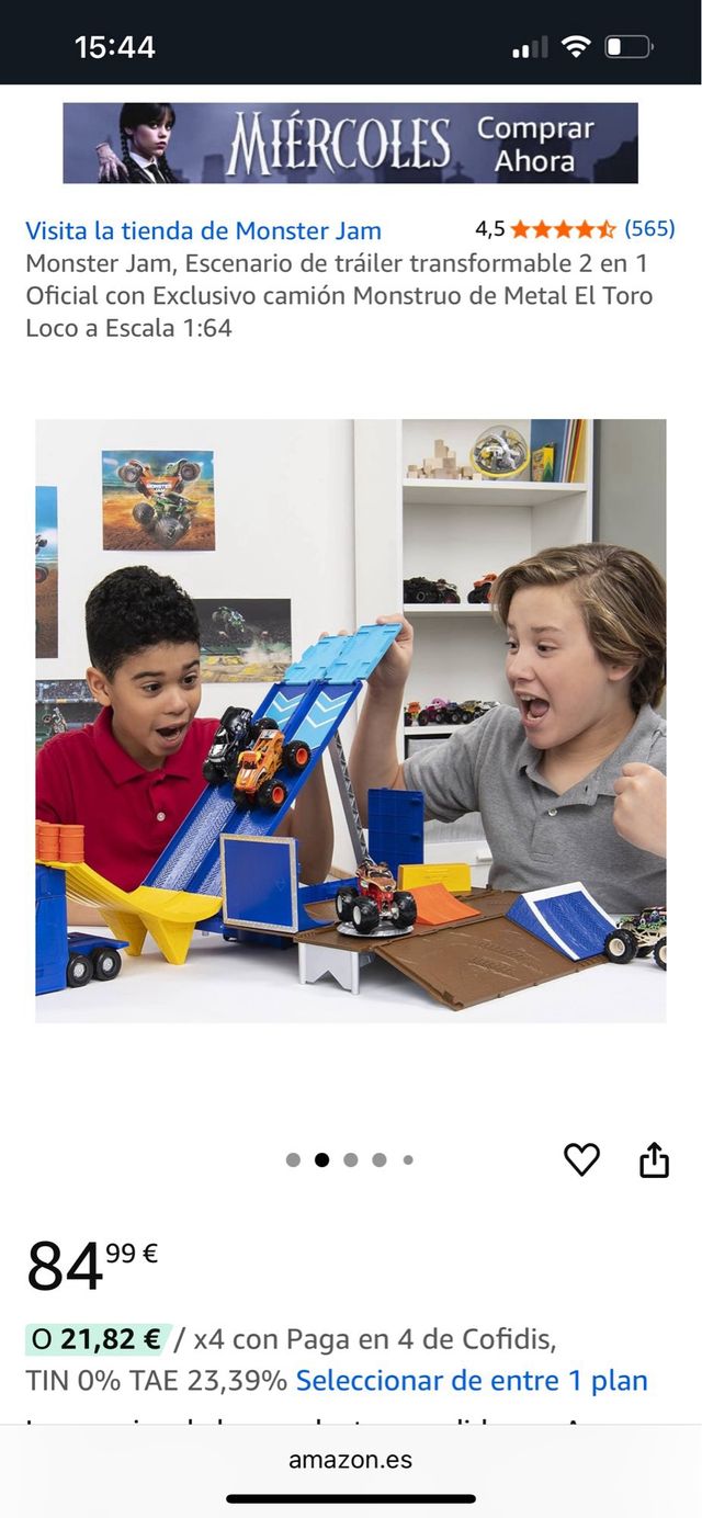 Camión Monster Jam Transformable