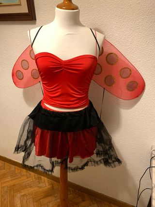 Disfraz Mariquita 4 piezas Talla Única