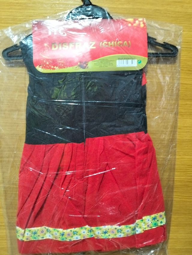 Figurinos Traje de Pastora Tamanho 1-2 Anos