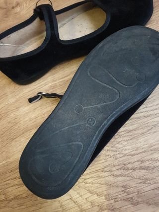 Francesitas terciopelo negras