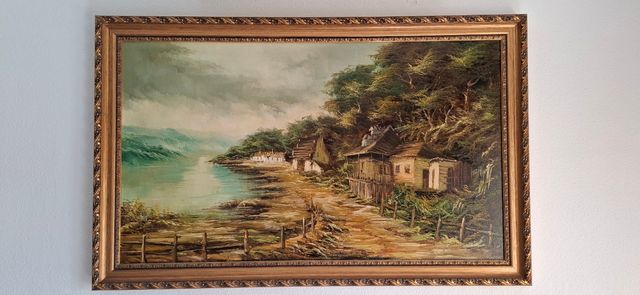 Cuadro vintage paisaje