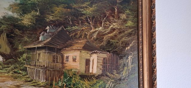 Cuadro vintage paisaje