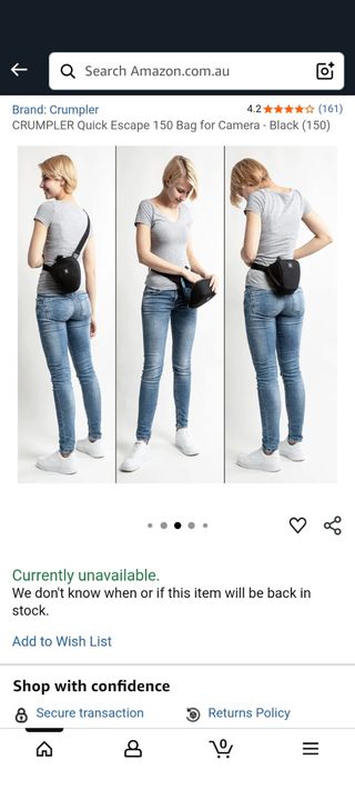 Marsupio per fotocamera Reflex - Crumpler 150