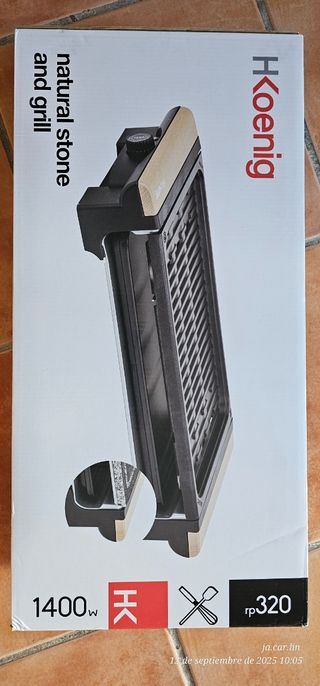 Plancha H.Koenig Piedra Natural 1400W