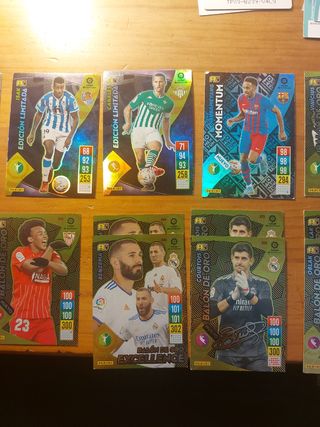 Lote Balones de Oro Adrenalyn 2021-22