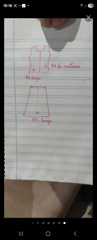 Traje de Fallera Niña Azul y Multicolor( ver fotos