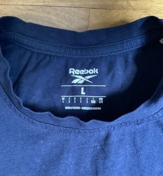 T-shirt Reebok Blu Taglia L