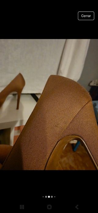 Tacones beige