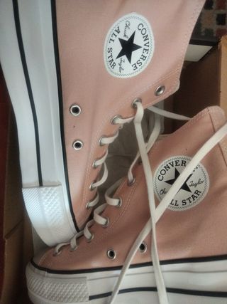 Converse plataforma T.39 rosa