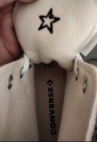 Converse plataforma T.39 rosa