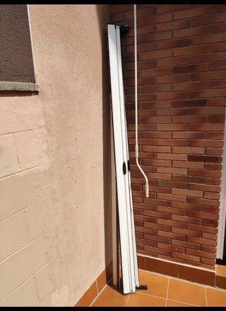 Mosquitera enrollable doble hoja lisa