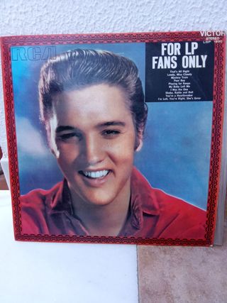 Vinilo Elvis Presley For LP Fans Only RCA