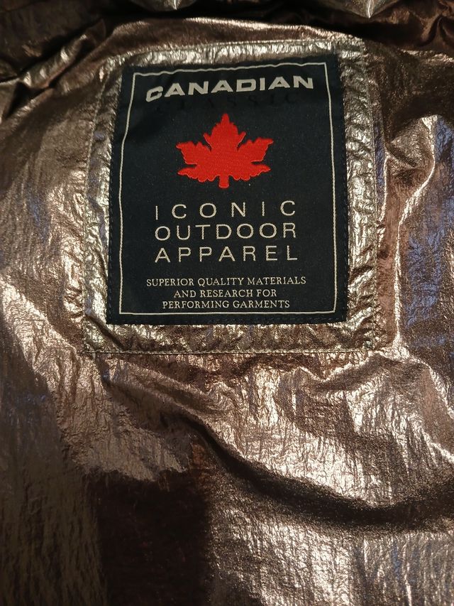 Chaqueta plateada Canadian Talla L