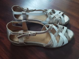 Sandalias Pikolinos plateadas