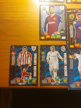 Lote cromos fútbol Adrenalyn 2017-18 y 2018-19