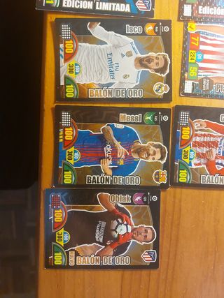Lote cromos fútbol Adrenalyn 2017-18 y 2018-19