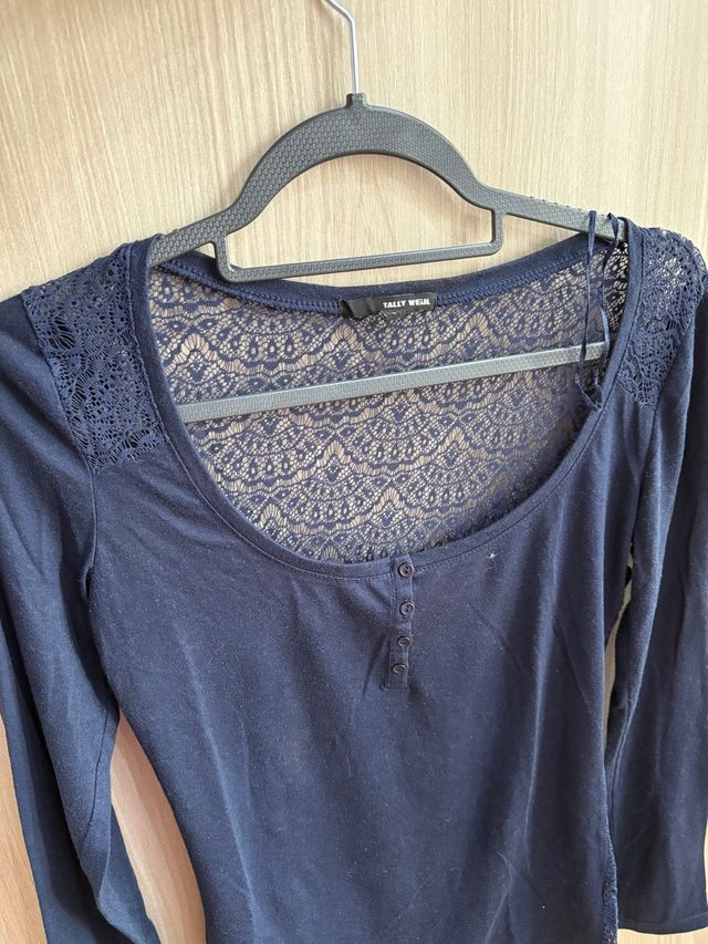 Maglia con schiena in pizzo