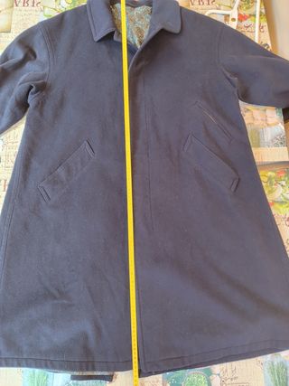 Abrigo Loden Azul Hombre