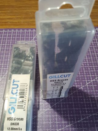 Brocas HSS Gillcut 12mm DIN338 (5 uds)