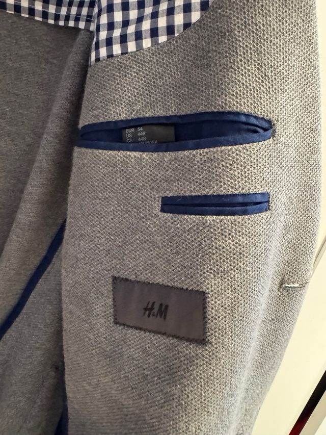 Americana H&M Gris Talla 54