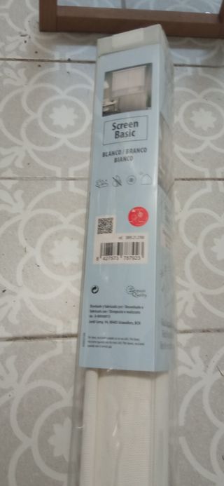 Estor Enrollable Screen Basic Blanco 90x190cm