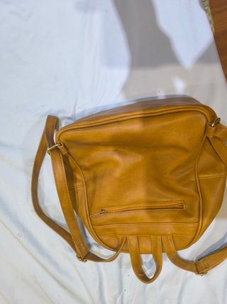 Bolso-Mochila Mujer Amarillo