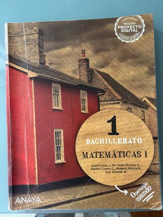 Matemáticas I.