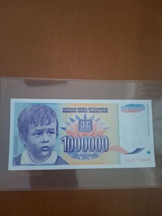1.000.000 Dinara Yugoslavia