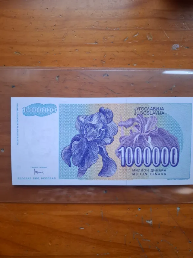 1.000.000 Dinara Yugoslavia