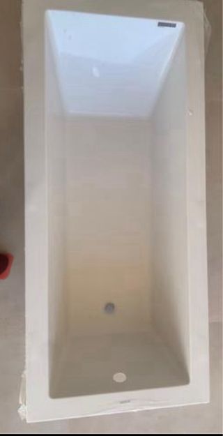 Bañera exenta blanca