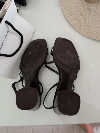 Sandalias Stradivarius Marrones Talla 37