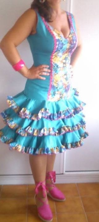 Traje Flamenca Corto