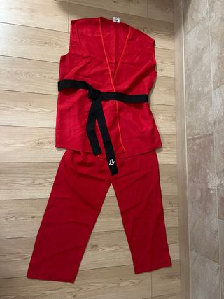 Disfraz Karate Rojo Talla L