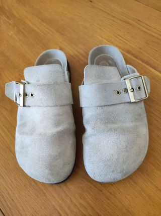 Zuecos Genuins Beige topo, Talla 36