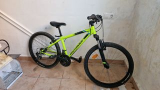 Bicicleta Rockrider ST 100 Verde Neón
