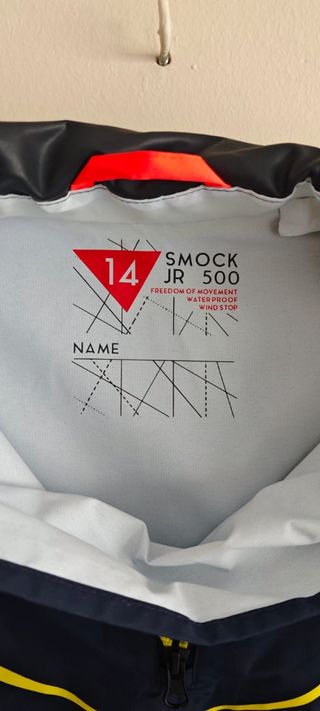 Chaqueta náutica impermeable