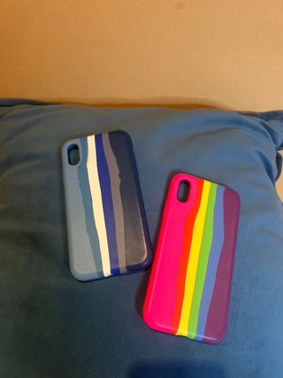Fundas iPhone XR - Diseño Rayas y Arcoíris