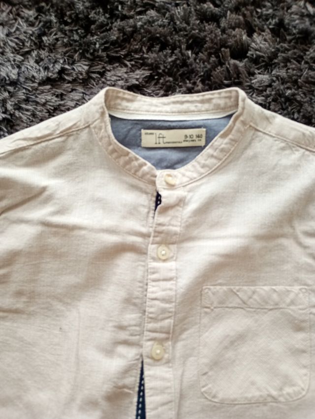 Camisa niño cuello mao