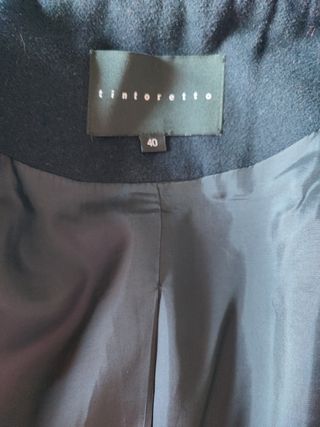 Abrigo Tintoretto azul con botones