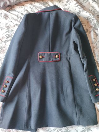 Abrigo Tintoretto azul con botones